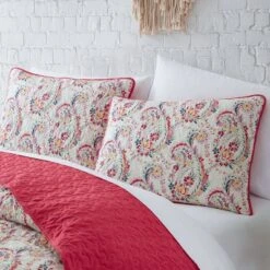 Haley Quilt Set - Mudd Pink