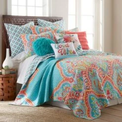 Majestic Quilt and Pillow Sham Set - Levtex Home -QUILTS Sales unnamed file 2218