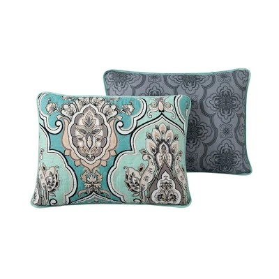 Geneva Home Fashion Avondale Manor Odette Medallion Quilt & Sham Set 5 Geneva Home Fashion Avondale Manor Odette Medallion Quilt & Sham Set - Image 3