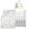 Lambs & Ivy Animal Jungle Cotton Jersey 4-Piece Crib Bedding Set - Multicolor -QUILTS Sales unnamed file 228