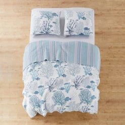 Lacey Sea Quilt and Pillow Sham Set - Levtex Home -QUILTS Sales unnamed file 2308