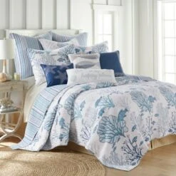 Lacey Sea Quilt and Pillow Sham Set - Levtex Home -QUILTS Sales unnamed file 2312