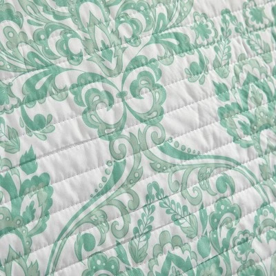 Bassi Quilt Set - Chic Home Design Sage Green 3 Bassi Quilt Set - Chic Home Design Sage Green