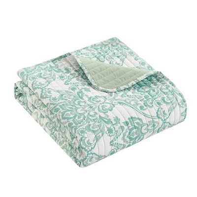 Bassi Quilt Set - Chic Home Design Sage Green 5 Bassi Quilt Set - Chic Home Design Sage Green - Image 3
