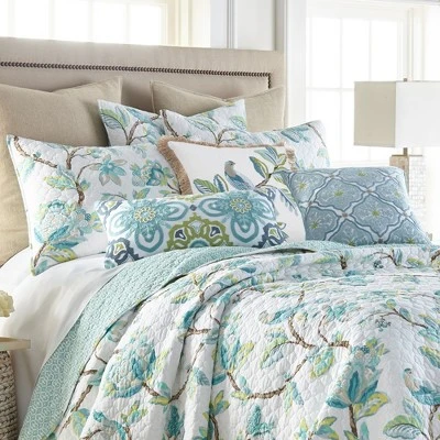 Cressida Floral Quilt and Pillow Sham Set - Levtex Home 3 Cressida Floral Quilt and Pillow Sham Set - Levtex Home