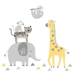 Lambs & Ivy Animal Jungle Cotton Jersey 4-Piece Crib Bedding Set - Multicolor -QUILTS Sales unnamed file 235