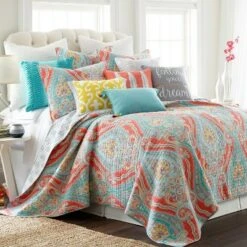 Greenwich Multi Quilt and Pillow Sham Set - Levtex Home -QUILTS Sales unnamed file 2415