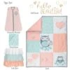 Lambs & Ivy Sweet Owl Dreams Pink Heart Nursery 5-Piece Baby Crib Bedding Set -QUILTS Sales unnamed file 244