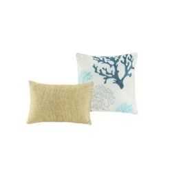 Aquatic Reversible Quilt Set Blue/Yellow - VCNY 19 Aquatic Reversible Quilt Set Blue/Yellow - VCNY -QUILTS Sales unnamed file 2444