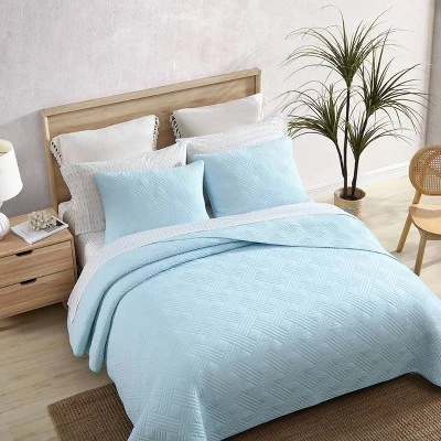 Ocean Club Cotton Quilt & Sham Set Blue - Tommy Bahama 5 Ocean Club Cotton Quilt & Sham Set Blue - Tommy Bahama - Image 3