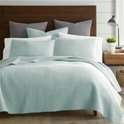 Cross Stitch Blue Haze Solid Quilt Set - Levtex Home 15 Cross Stitch Blue Haze Solid Quilt Set - Levtex Home -QUILTS Sales unnamed file 2463