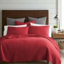 Cross Stitch Red Solid Quilt Set - Levtex Home 12 Cross Stitch Red Solid Quilt Set - Levtex Home -QUILTS Sales unnamed file 2484