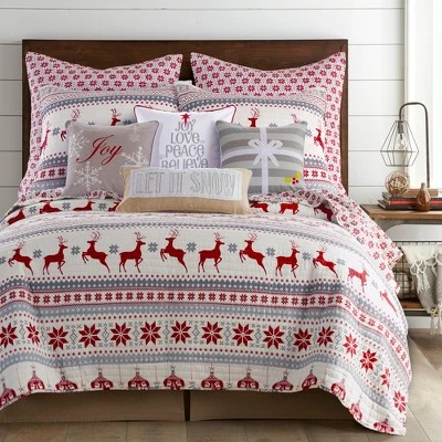 Silent Night Holiday Quilt Set - Levtex Home 7 Silent Night Holiday Quilt Set - Levtex Home - Image 5