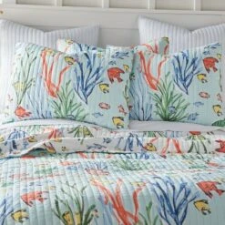 Sancti Petri Quilt and Pillow Sham Set - Levtex Home -QUILTS Sales unnamed file 2508