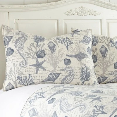 Tahiti Grey Quilt and Pillow Sham Set - Levtex Home 4 Tahiti Grey Quilt and Pillow Sham Set - Levtex Home - Image 2