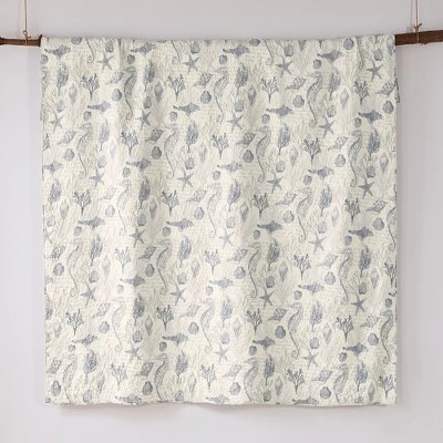 Tahiti Grey Quilt and Pillow Sham Set - Levtex Home 6 Tahiti Grey Quilt and Pillow Sham Set - Levtex Home - Image 4