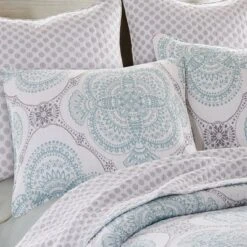 Shutters Blue Quilt Set - Levtex Home -QUILTS Sales unnamed file 2570