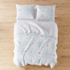 Shutters Blue Quilt Set - Levtex Home -QUILTS Sales unnamed file 2571