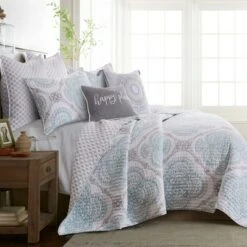 Shutters Blue Quilt Set - Levtex Home -QUILTS Sales unnamed file 2574
