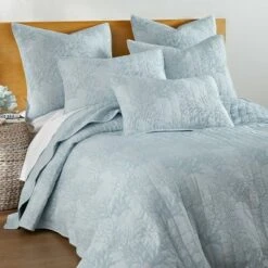 Homthreads Savona Quilt Set Gray