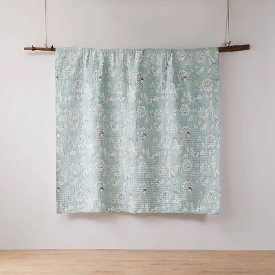 Homthreads Veronique Quilt Set Blue 6 Homthreads Veronique Quilt Set Blue - Image 4