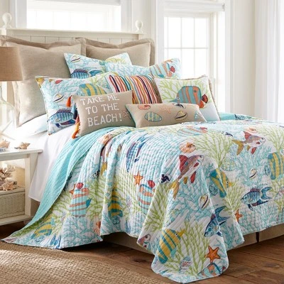 Beachwalk Quilt and Pillow Sham Set - Levtex Home 3 Beachwalk Quilt and Pillow Sham Set - Levtex Home