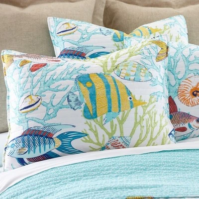 Beachwalk Quilt and Pillow Sham Set - Levtex Home 4 Beachwalk Quilt and Pillow Sham Set - Levtex Home - Image 2