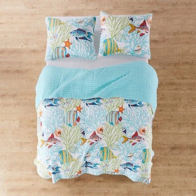 Beachwalk Quilt and Pillow Sham Set - Levtex Home 5 Beachwalk Quilt and Pillow Sham Set - Levtex Home - Image 3