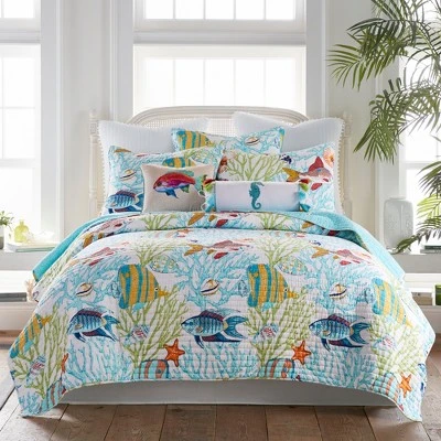 Beachwalk Quilt and Pillow Sham Set - Levtex Home 8 Beachwalk Quilt and Pillow Sham Set - Levtex Home - Image 6