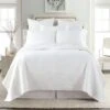 Cross Stitch White Solid Quilt Set - Levtex Home -QUILTS Sales unnamed file 2645