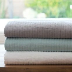 Cross Stitch White Solid Quilt Set - Levtex Home -QUILTS Sales unnamed file 2647