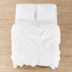 Cross Stitch White Solid Quilt Set - Levtex Home -QUILTS Sales unnamed file 2648