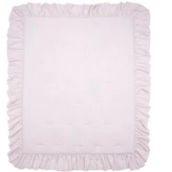 Lambs & Ivy Floral Garden Watercolor & Pink Linen Reversible Crib/Toddler Quilt -QUILTS Sales unnamed file 265