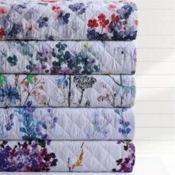 Chloe Printed Oversized Quilt Set - Azores Home Multicolored