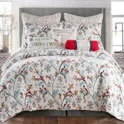 Holly Holiday Quilt Set - Levtex Home -QUILTS Sales unnamed file 2703