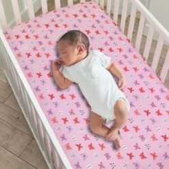 Bedtime Originals Magic Garden 6-Piece Crib Bedding Set - Pink, Purple, White -QUILTS Sales unnamed file 271