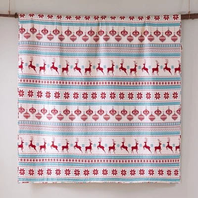 Silent Night Teal Holiday Quilt Set - Levtex Home 6 Silent Night Teal Holiday Quilt Set - Levtex Home - Image 4