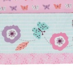 Bedtime Originals Magic Garden 6-Piece Crib Bedding Set - Pink, Purple, White -QUILTS Sales unnamed file 272