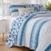 Pebble Beach Quilt & Sham Set Blue - Greenland Home Fashions -QUILTS Sales unnamed file 2747