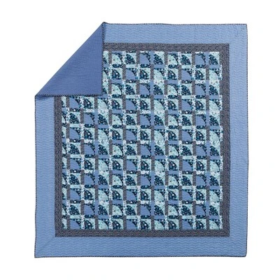 Paisley Wave Quilt Set - Vera Bradley Blue 7 Paisley Wave Quilt Set - Vera Bradley Blue - Image 5