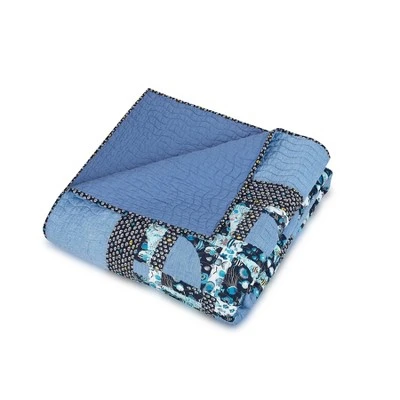 Paisley Wave Quilt Set - Vera Bradley Blue 8 Paisley Wave Quilt Set - Vera Bradley Blue - Image 6