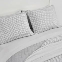 Catch And Release Quilt & Sham Set Gray - Scout Home -QUILTS Sales unnamed file 2920