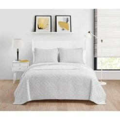 Catch And Release Quilt & Sham Set Gray - Scout Home -QUILTS Sales unnamed file 2925