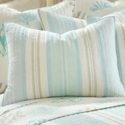 Stone Harbor Quilt Set - One Twin Quilt and One Standard Sham - Levtex Home -QUILTS Sales unnamed file 2946