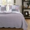 Giulia Quilt & Sham Set Gray/White - Greenland Home Fashions -QUILTS Sales unnamed file 2949