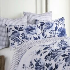 Riella Navy Quilt Set - Levtex Home -QUILTS Sales unnamed file 2980