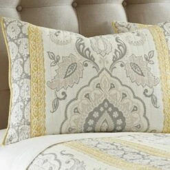 St. Claire Quilt Set Grey, Gold - Levtex Home 10 St. Claire Quilt Set Grey, Gold - Levtex Home -QUILTS Sales unnamed file 2988