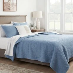 Garment Washed Paisley Stitch Quilt - Threshold™ White