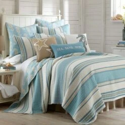 Blue Maui Quilt Set - Levtex Home -QUILTS Sales unnamed file 3010