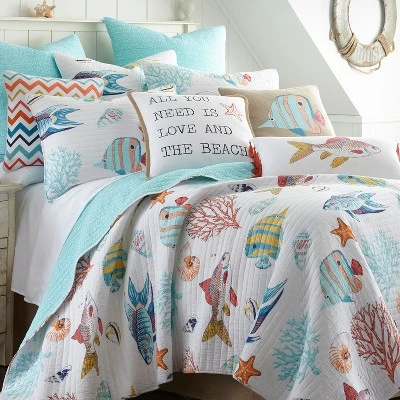 Barrier Reef Quilt Set - Levtex Home 3 Barrier Reef Quilt Set - Levtex Home